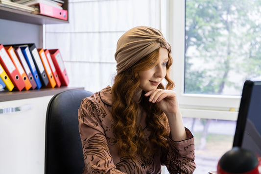 Turban Maison Dunel – Nude | Élégance, Confort & Enfilage en 3 secondes - Maison Dunel