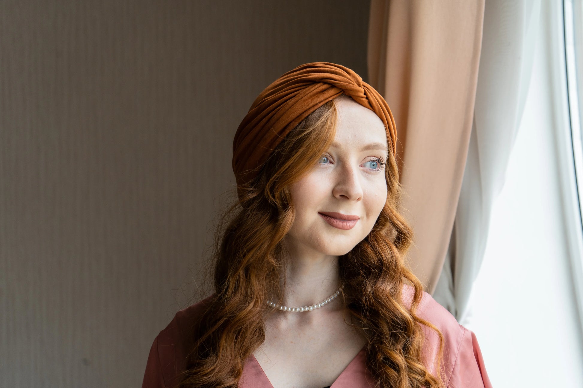 Turban Maison Dunel – Ambre | Chaleur & Éclat Naturel - Maison Dunel
