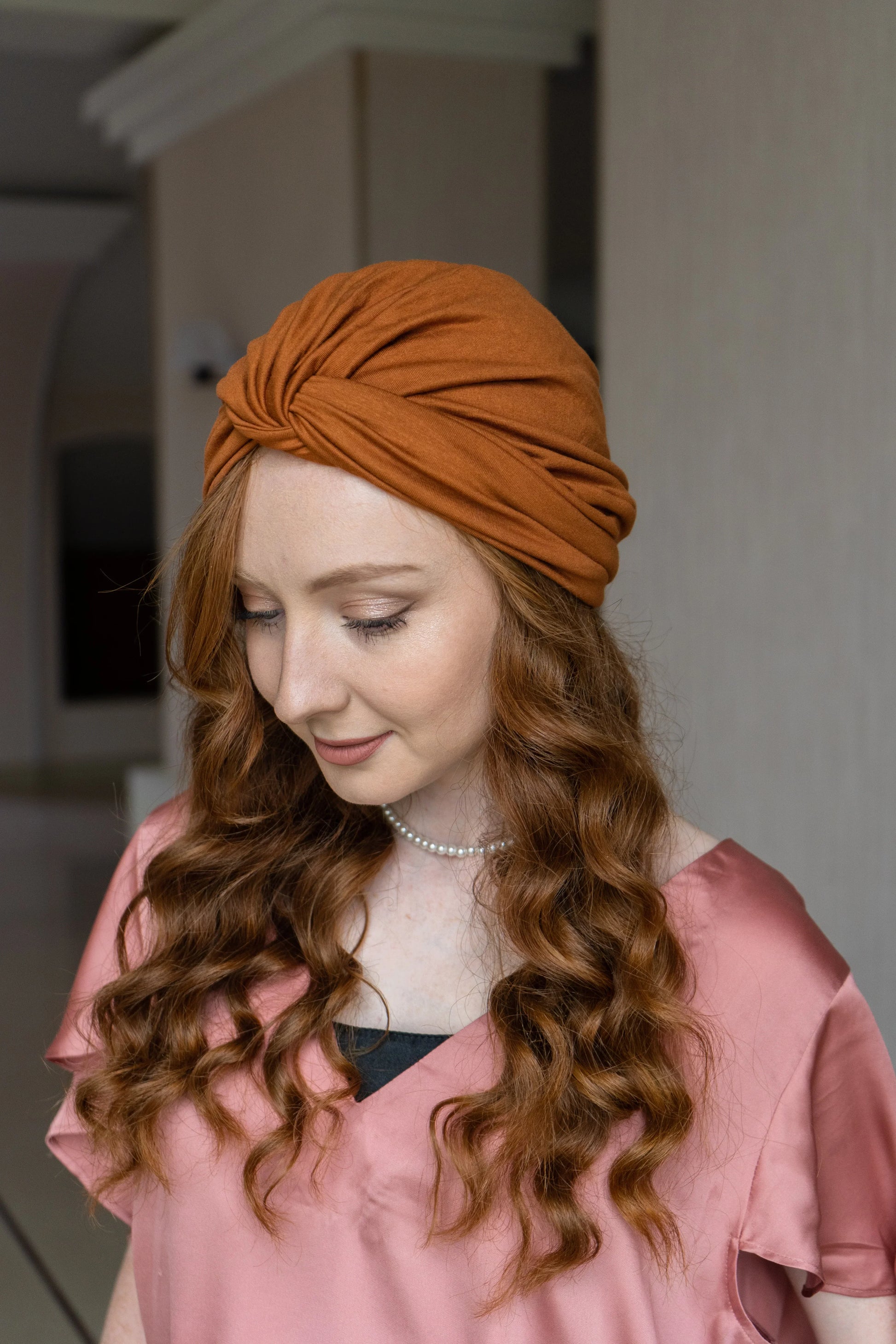 Turban Maison Dunel – Ambre | Chaleur & Éclat Naturel - Maison Dunel