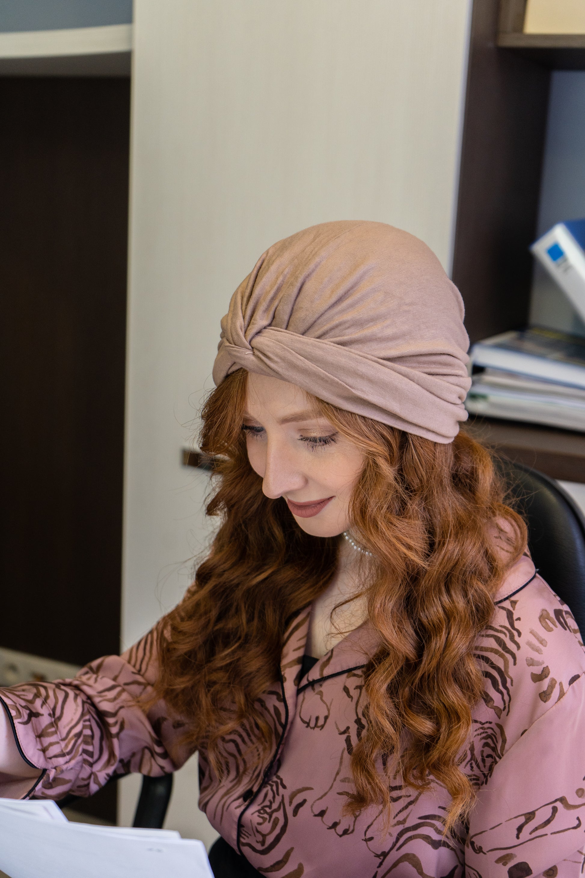 Turban Maison Dunel – Nude | Élégance, Confort & Enfilage en 3 secondes - Maison Dunel